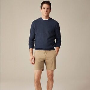 J. Crew Navy Long-sleeve Textures Sweater Tee